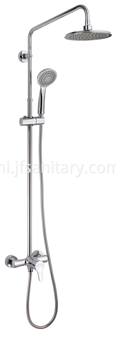 bathtub faucet with shower head